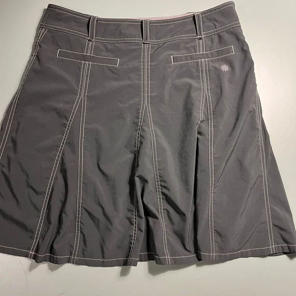 Athleta Gray Skirt Skort Size 12 Whatever - Picture 2 of 8